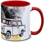 DDR Tasse: Trabant - Mein Herz schlägt im Zweitakt