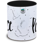 Tasse: Peace mit Friedenstauben
