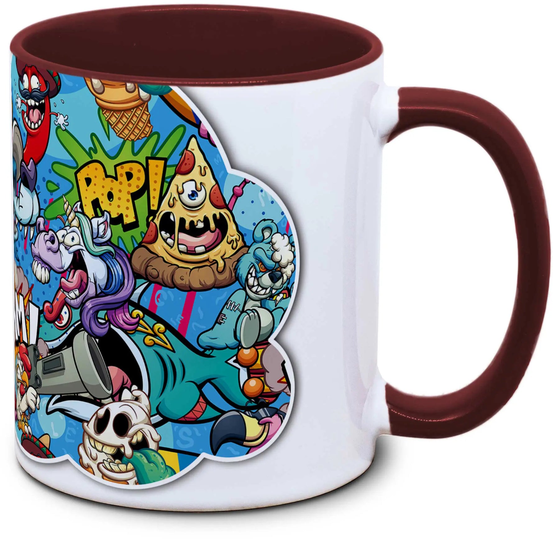 Keramiktasse mit Was mir so durch den Kopf geht? Motiv von Tassenkasper