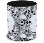 Tasse Totenkopf und Spruch: "Ich habe keine Macken, das sind Special Effects"