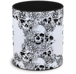 Tasse Totenkopf und Spruch: "Mein Humor ist wie Kaffee, nicht jeder verträgt ihn schwarz."