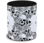 Tasse Totenkopf und Spruch: "MIMIMI! Ich höre immer nur Mimimi"