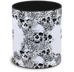 Tasse Totenkopf und Spruch: "Für Pillepalle bin ich nicht zuständig"