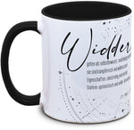 Keramiktasse mit Sternzeichen: Widder (2) Motiv von Tassenkasper