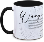 Keramiktasse mit Sternzeichen: Waage (2) Motiv von Tassenkasper