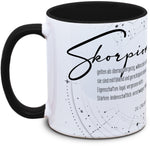 Keramiktasse mit Sternzeichen: Skorpion (2) Motiv von Tassenkasper