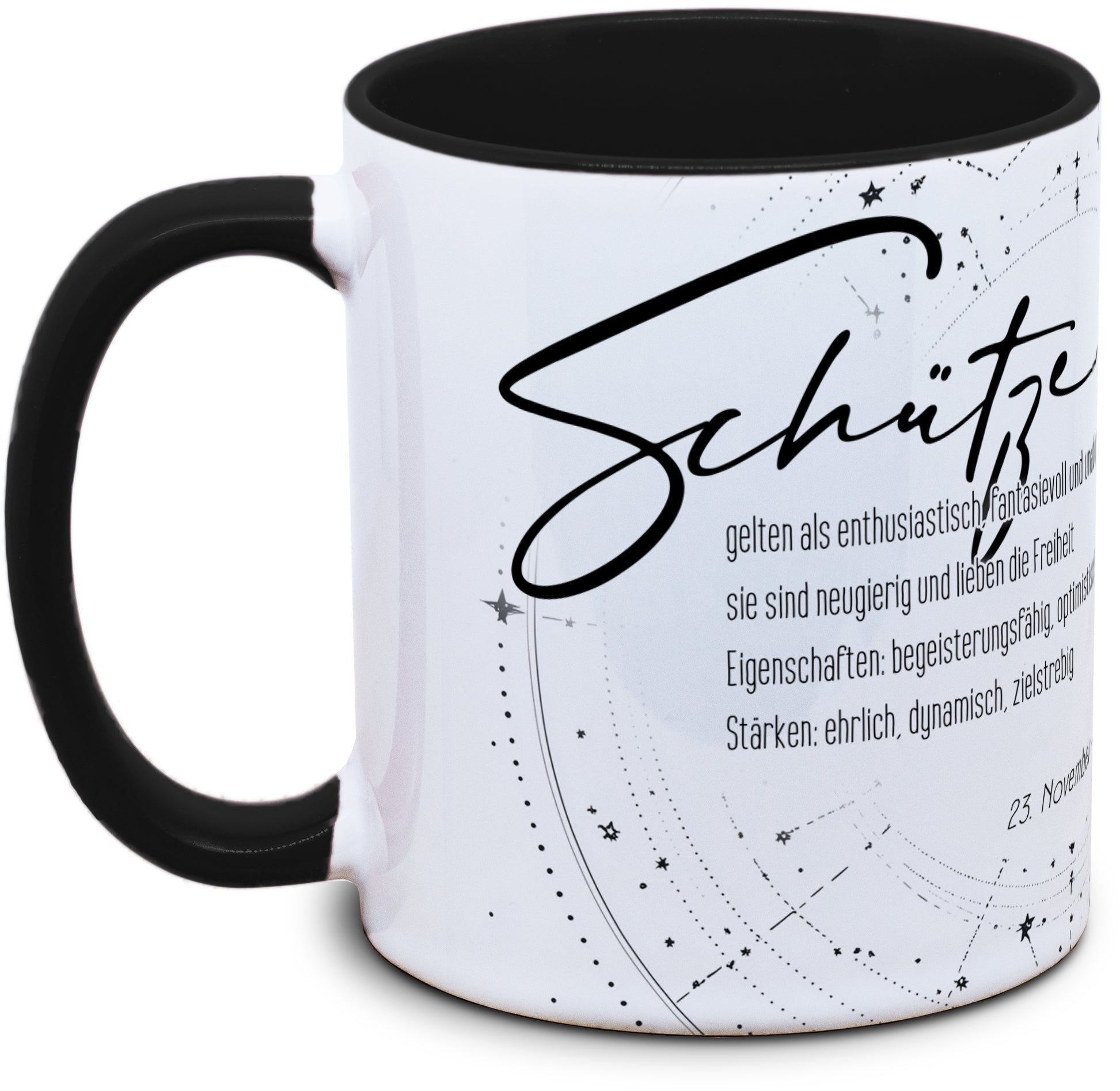 Keramiktasse mit Sternzeichen: Schütze (2) Motiv von Tassenkasper