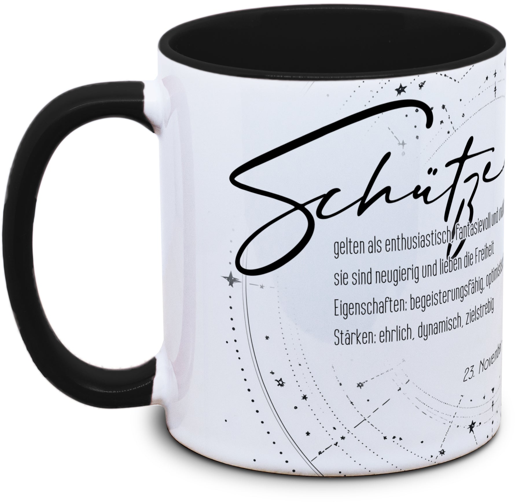 Keramiktasse mit Sternzeichen: Schütze (2) Motiv von Tassenkasper