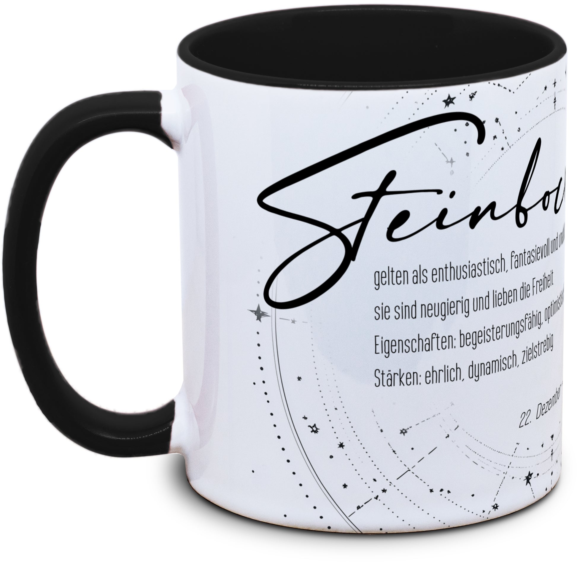 Keramiktasse mit Sternzeichen: Steinbock (2) Motiv von Tassenkasper