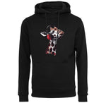 Kapuzenpullover mit Giraffe mit Kopfhörer Motiv von Tassenkasper
