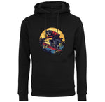 Kapuzenpullover mit Affe mit Skateboard Motiv von Tassenkasper