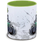 Kindertasse mit Traktor und eigenem Name