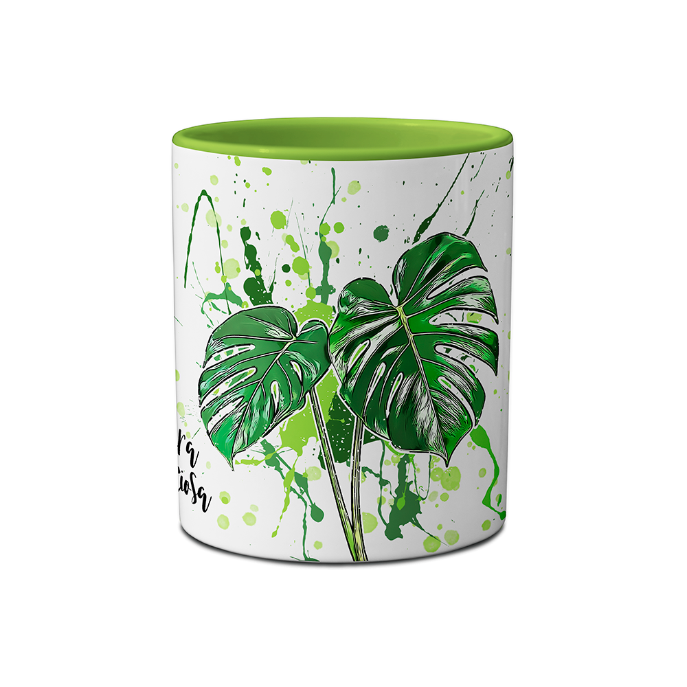 Tasse - Monstera deliciosa / Fensterblatt