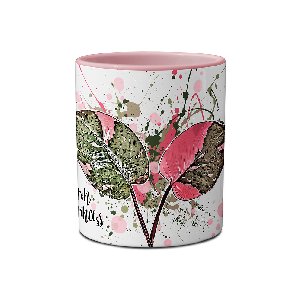 Tasse - Philodendron pink princess