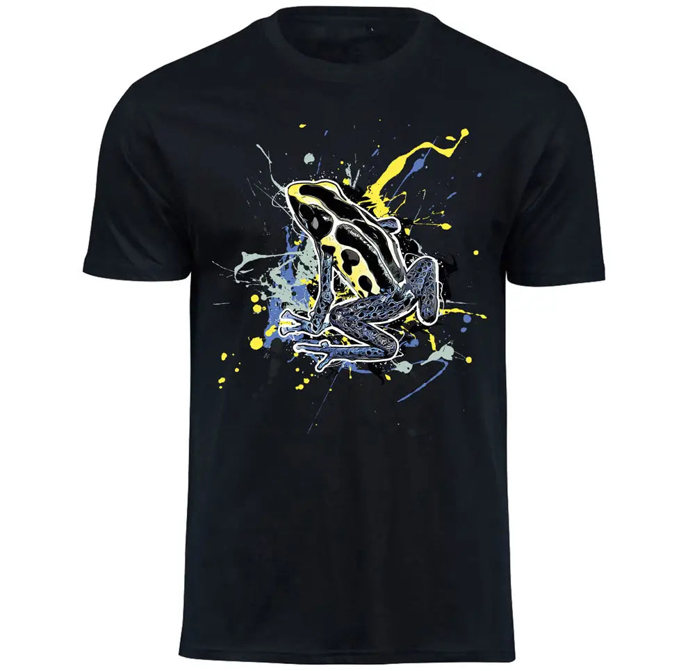 T-Shirt mit Dendrobates tinctorius (Nikita) / Färberfrosch Motiv von Tassenkasper