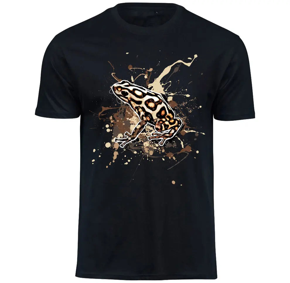 T-Shirt mit Dendrobates auratus (Campana) / Goldbaumsteiger Motiv von Tassenkasper