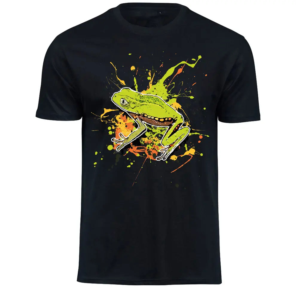 T-Shirt mit Phyllomedusa vaillantii / Gespenster-Makifrosch Motiv von Tassenkasper