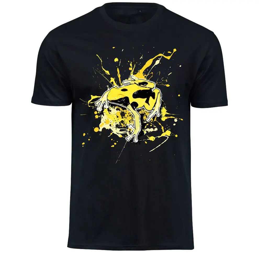 T-Shirt mit Dendrobates tinctorius (Pic Matecho) / Färberfrosch Motiv von Tassenkasper