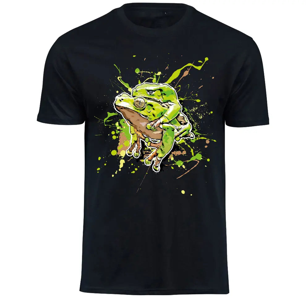 T-Shirt mit Phyllomedusa bicolor / Riesenmakifrosch Motiv von Tassenkasper