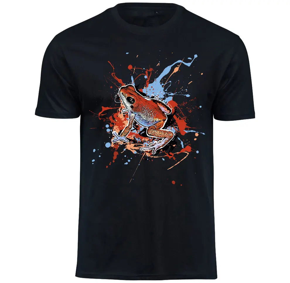 T-Shirt mit Oophaga sp. escudo / Oophaga pumilio escudo Motiv von Tassenkasper