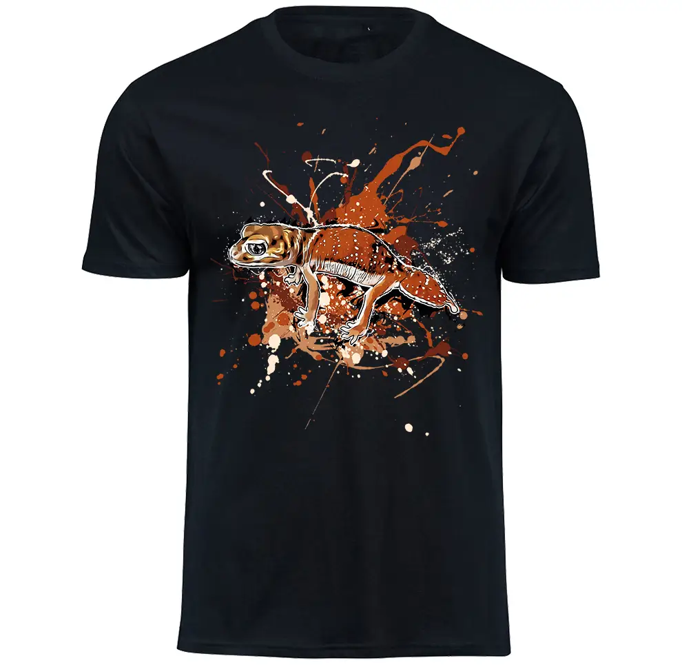 T-Shirt mit Nephrurus levis levis / Knopfschwanzgecko Motiv von Tassenkasper