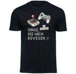 T-Shirt mit Gaming: Dinge, die mich bewegen ;) Motiv von Tassenkasper