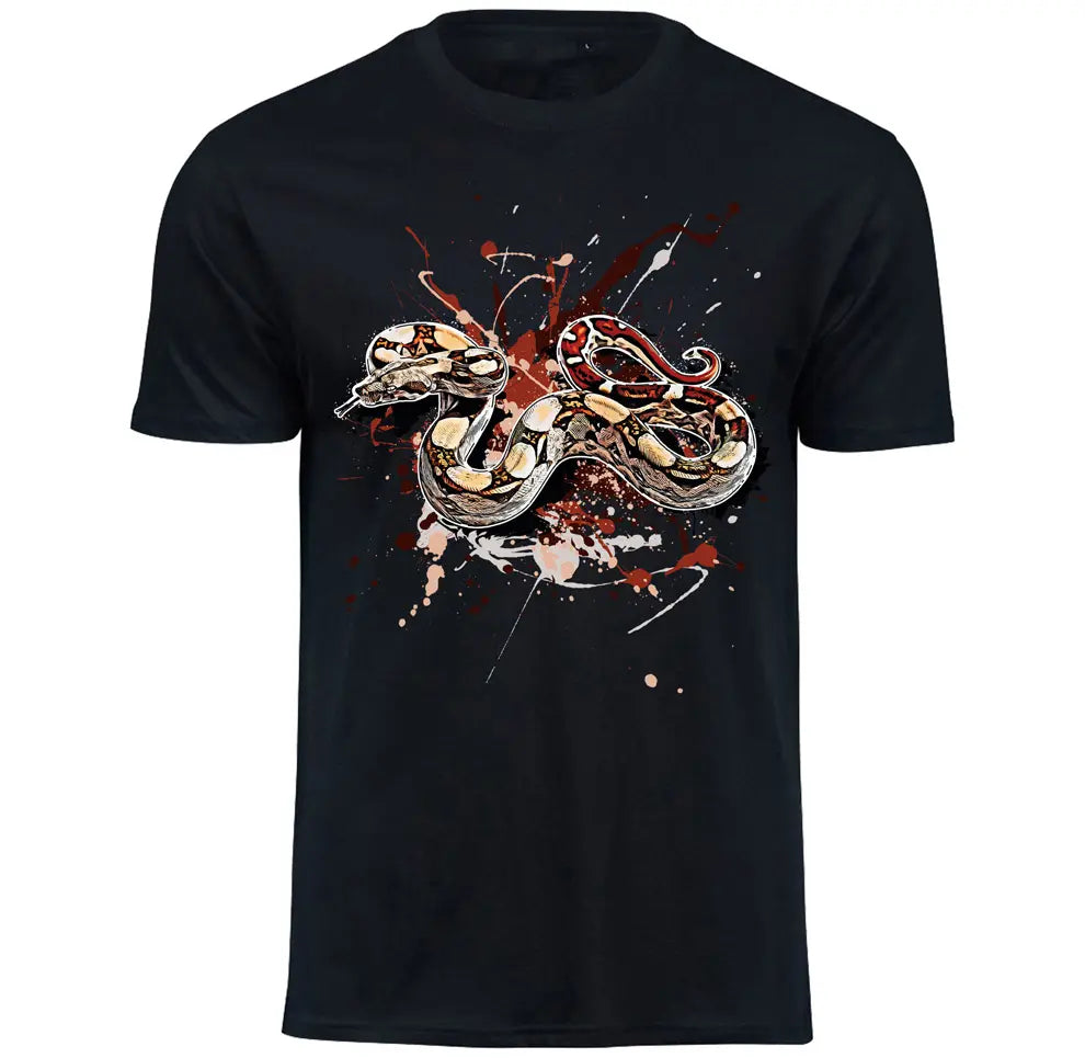 T-Shirt mit Boa constrictor / Abgottschlange Motiv von Tassenkasper