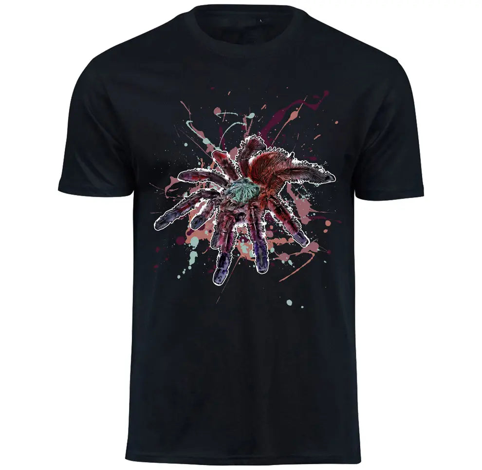 T-Shirt mit Caribena versicolor / Martinique-Baumvogelspinne Motiv von Tassenkasper