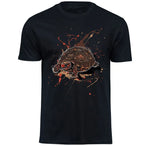 T-Shirt mit Chelonoidis carbonarius cherryhead / Rotkopf - Köhlerschildkröte Motiv von Tassenkasper