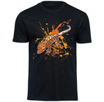 T-Shirt mit Correlophus ciliatus / Kronengecko Motiv von Tassenkasper