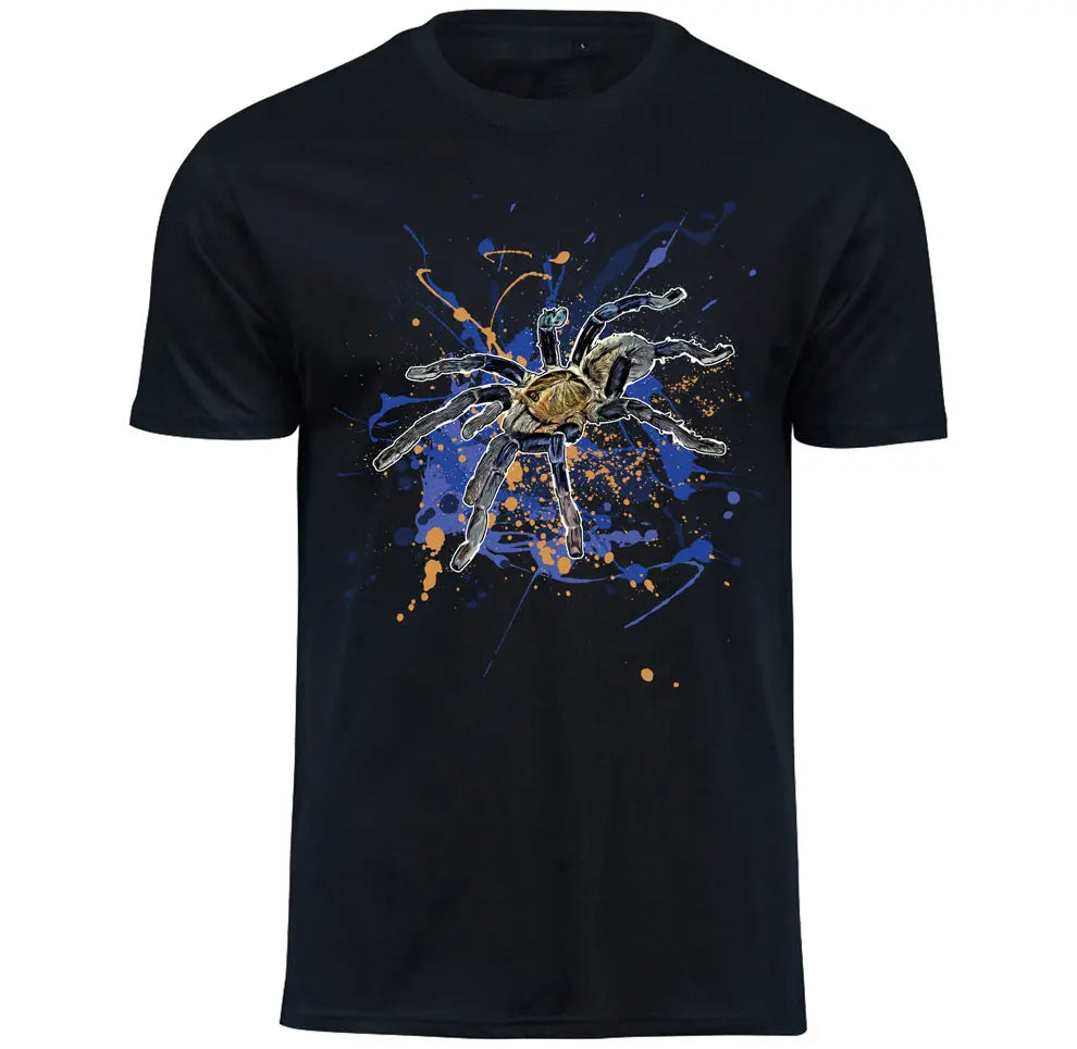 T-Shirt mit Cyriopagopus lividus / Blaue Burma-Vogelspinne Motiv von Tassenkasper
