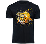T-Shirt mit Eublepharis macularius (Tangerine Stripe) / Leopardgecko Motiv von Tassenkasper
