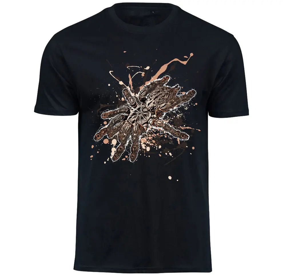 T-Shirt mit Heteroscodra maculata / Marmorvogelspinne Motiv von Tassenkasper