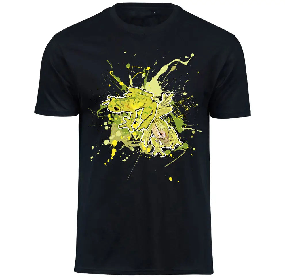 T-Shirt mit Hyalinobatrachium valerioi / Glasfrosch Motiv von Tassenkasper