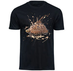 T-Shirt mit Indotestudo elongata / Gelbkopfschildkröte Motiv von Tassenkasper