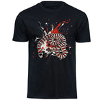 T-Shirt mit Lampropeltis pyromelana / Berg - Königsnatter Motiv von Tassenkasper