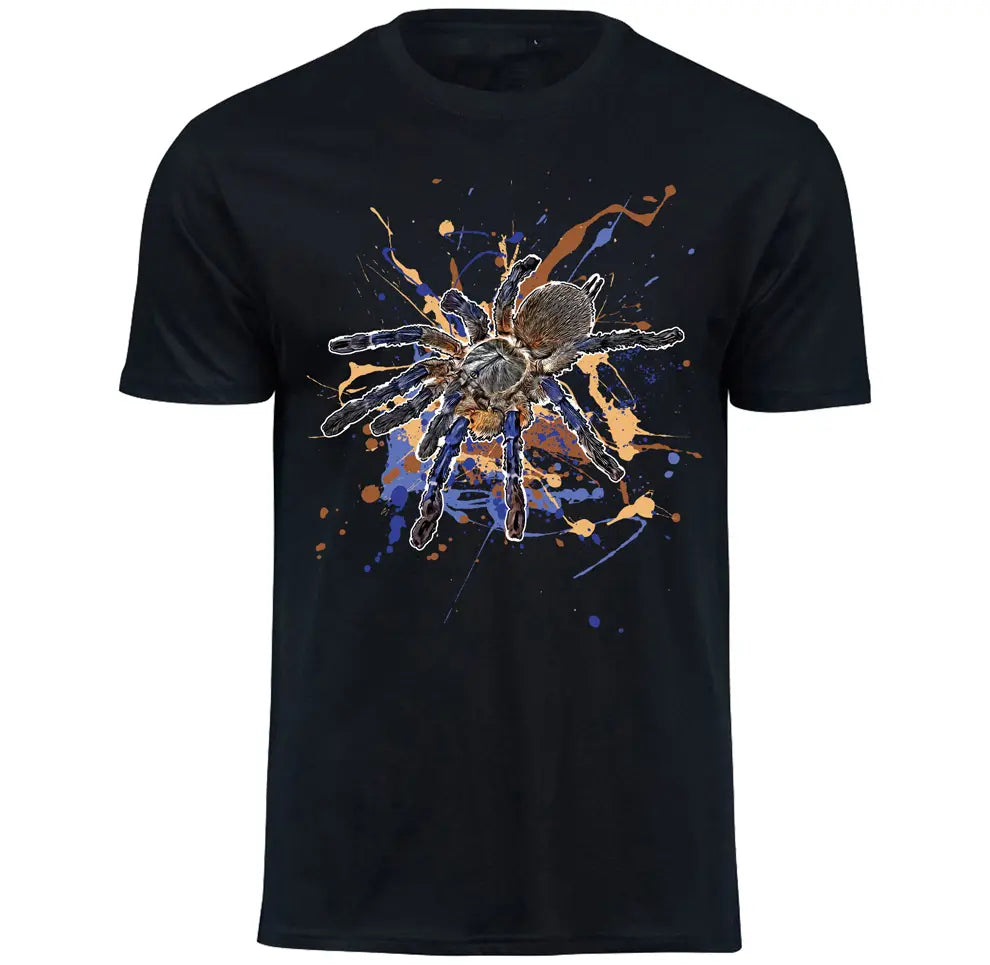 T-Shirt mit Monocentropus balfouri / Blaue Jemen-Vogelspinne Motiv von Tassenkasper