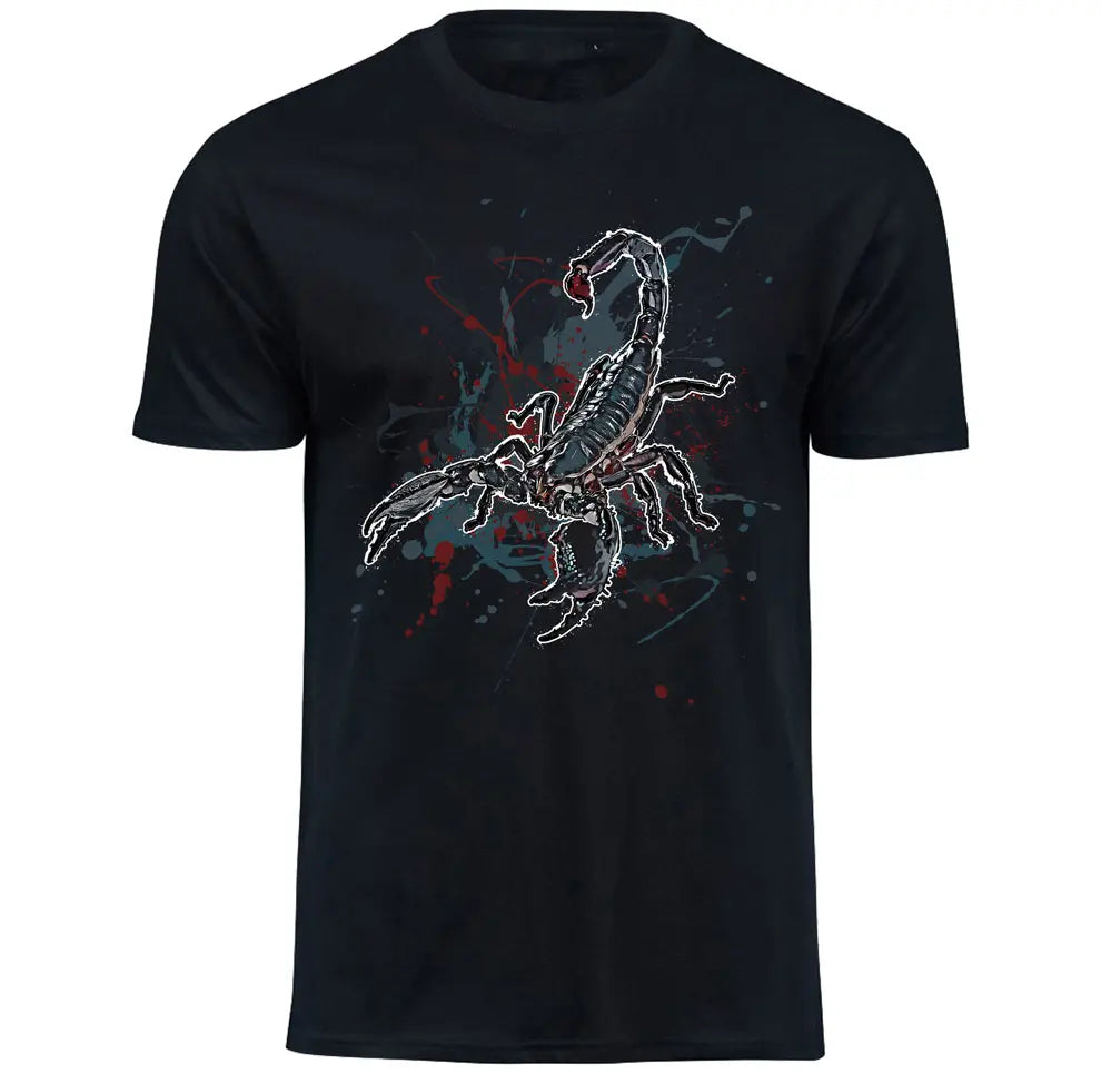T-Shirt mit Pandinus imperator / Kaiserskorpion Motiv von Tassenkasper