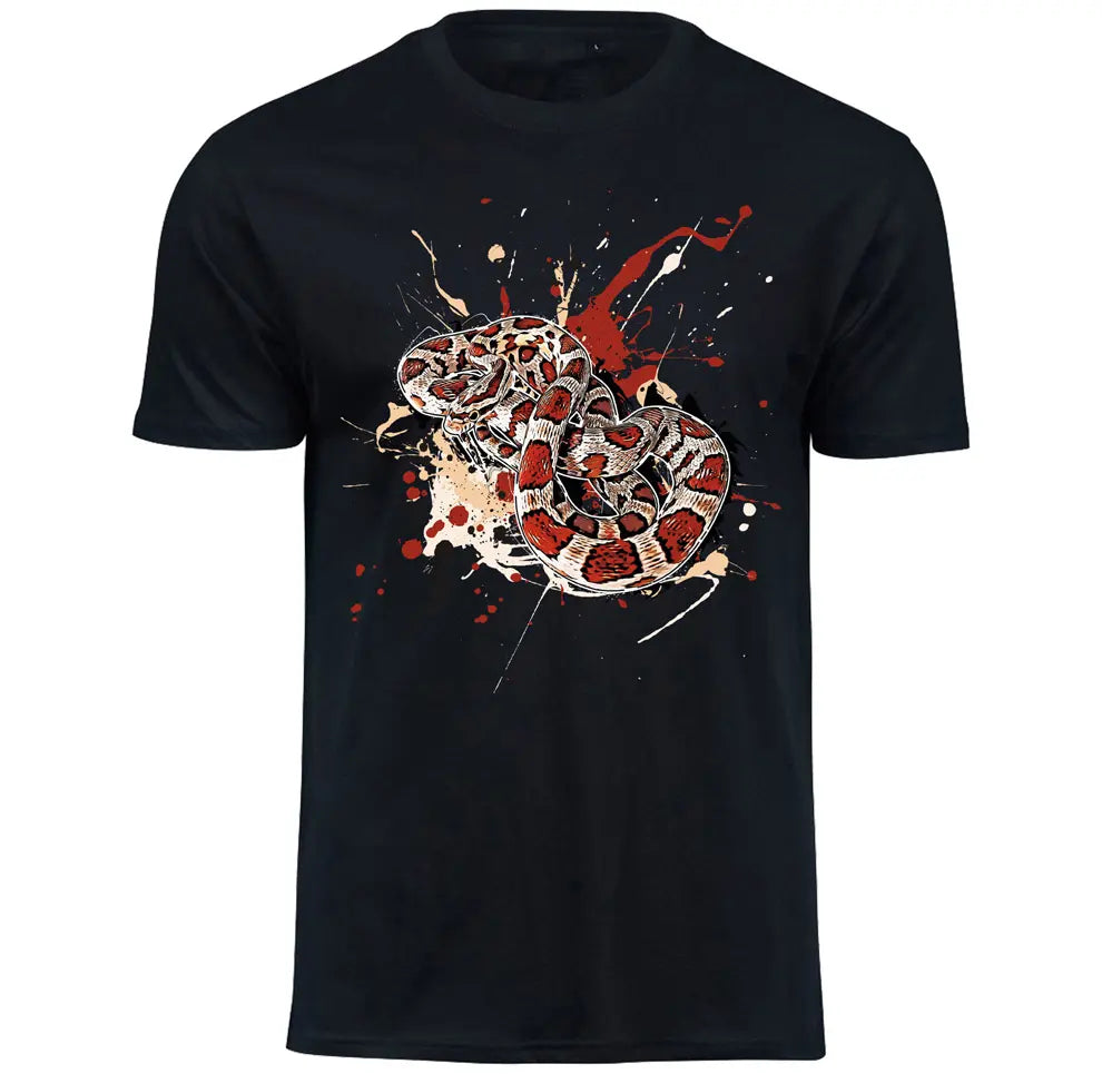 T-Shirt mit Pantherophis guttatus (Miami) / Kornnatter Motiv von Tassenkasper