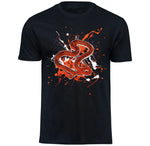 T-Shirt mit Pantherophis guttatus (Pied Sided Bloodred) / Kornnatter Motiv von Tassenkasper
