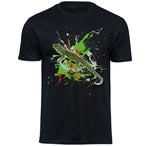 T-Shirt mit Phelsuma guimbeaui / Mauritius - Tieflandwald - Taggecko Motiv von Tassenkasper