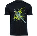 T-Shirt mit Phelsuma klemmeri / Blauer Bambus - Taggecko Motiv von Tassenkasper