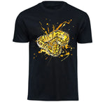 T-Shirt mit Python regius (Super Disco Clown) / Königspython Motiv von Tassenkasper