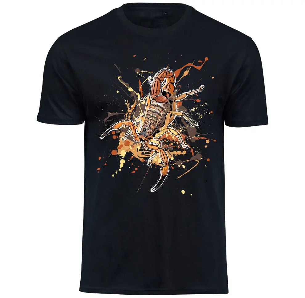 T-Shirt mit Tityus serrulatus / brasilianischer gelber Skorpion Motiv von Tassenkasper