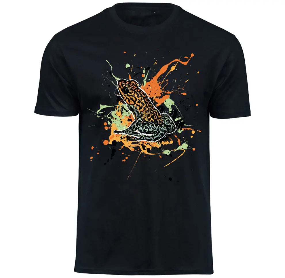 T-Shirt mit Oophaga pumilio (Rio Branco) Motiv von Tassenkasper