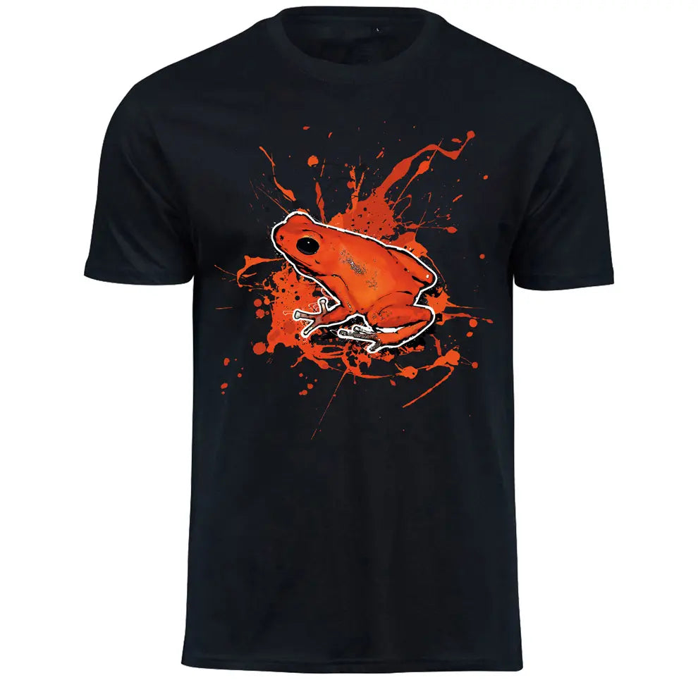 T-Shirt mit Oophaga pumilio (Solarte) Motiv von Tassenkasper