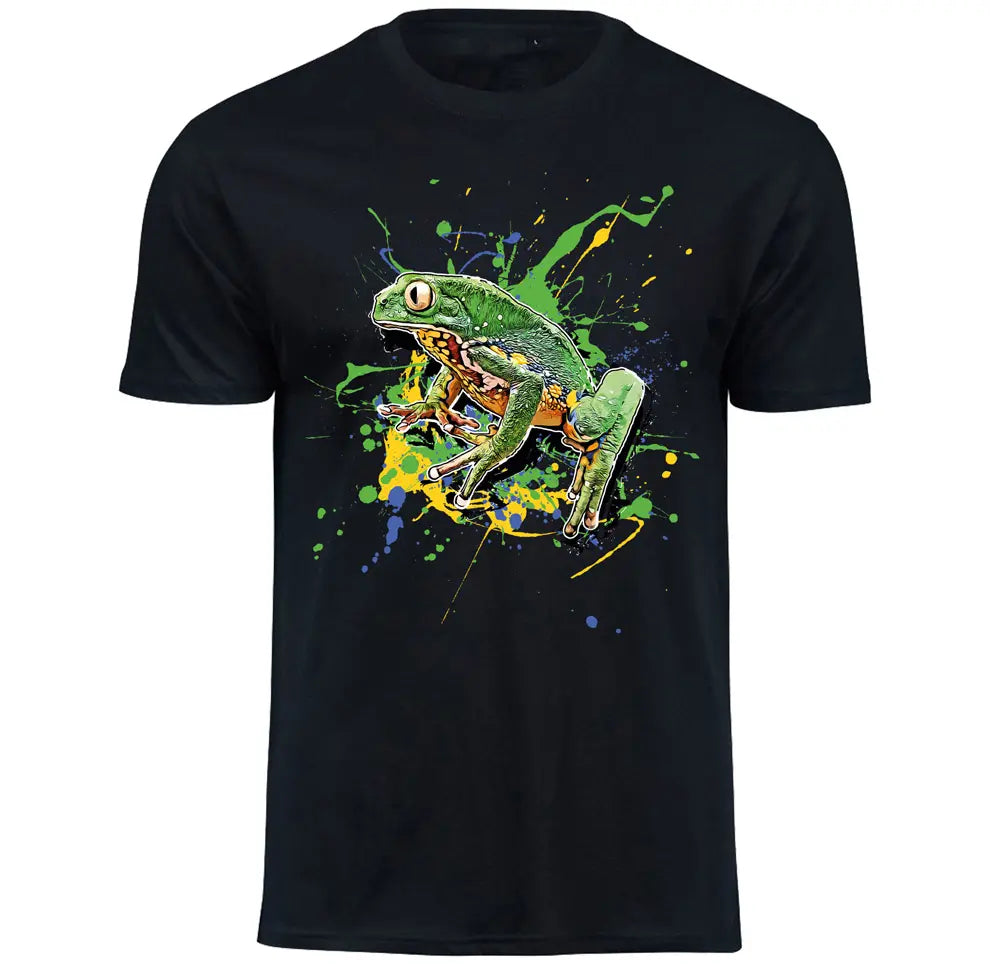 T-Shirt mit Phyllomedusa burmeisteri / Burmeisters Laubfrosch Motiv von Tassenkasper