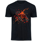 T-Shirt mit Salamandra salamandra (Rot) / Feuersalamander Motiv von Tassenkasper