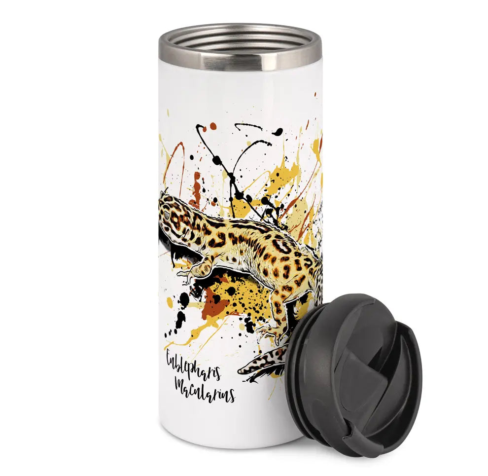 Thermobecher mit Leopardgecko (Eublepharis macularius) von Tassenkasper