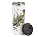 Thermobecher mit Uroplatus fimbriatus / Blattschwanzgecko Motiv von Tassenkasper